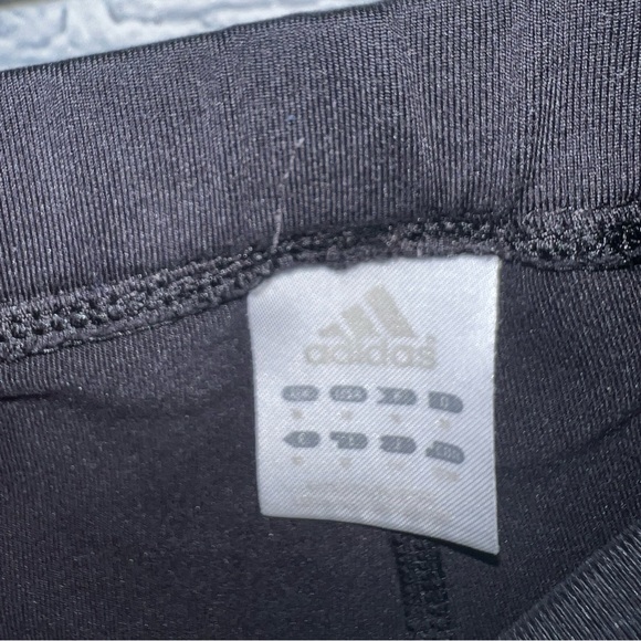 adidas climalite black & light blue striped leggings size S - Picture 9 of 12